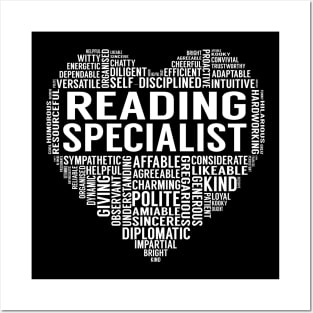 Reading Specialist Heart Posters and Art